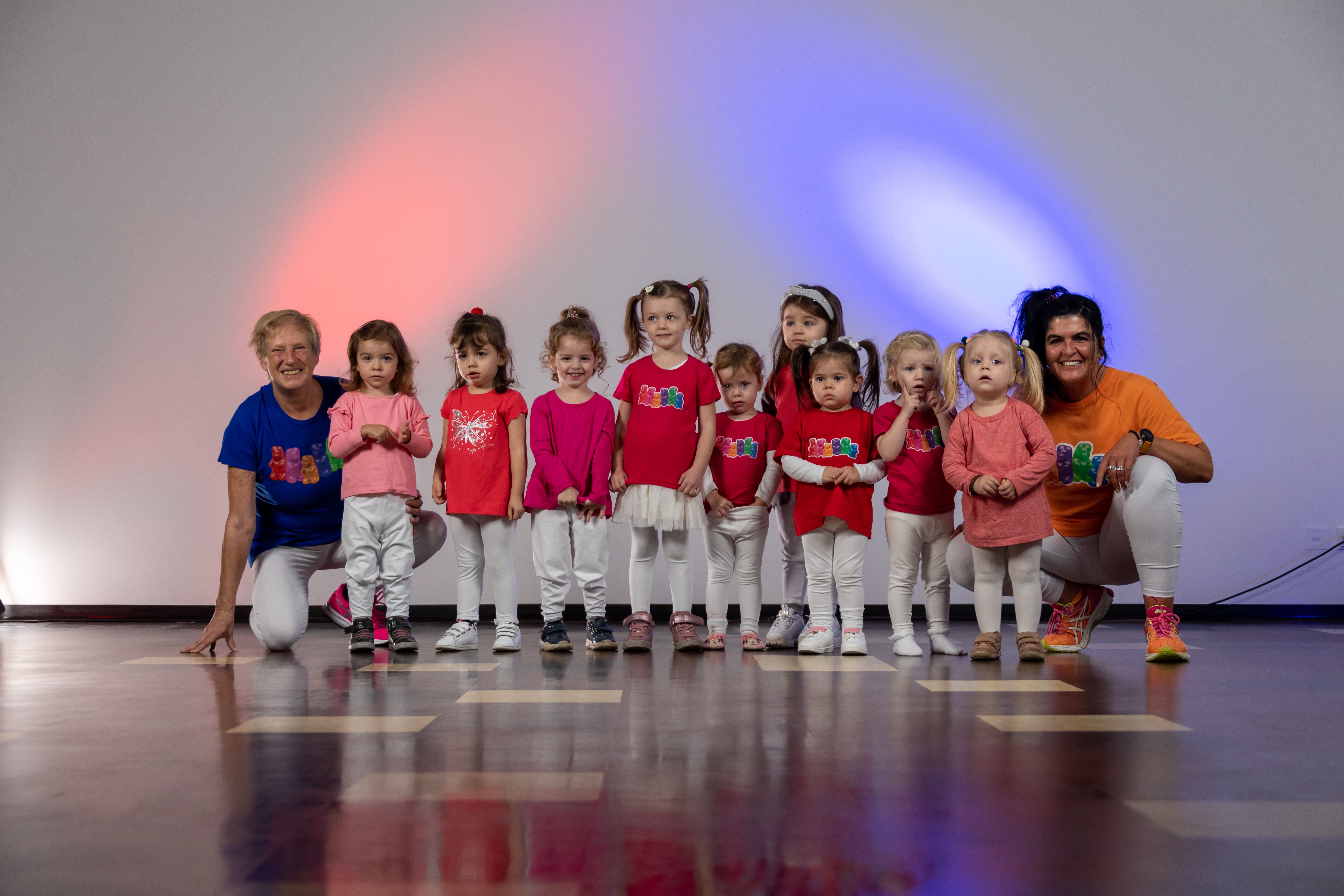 Gummibärchen Kindertanz Tanzgruppe Training Freitag