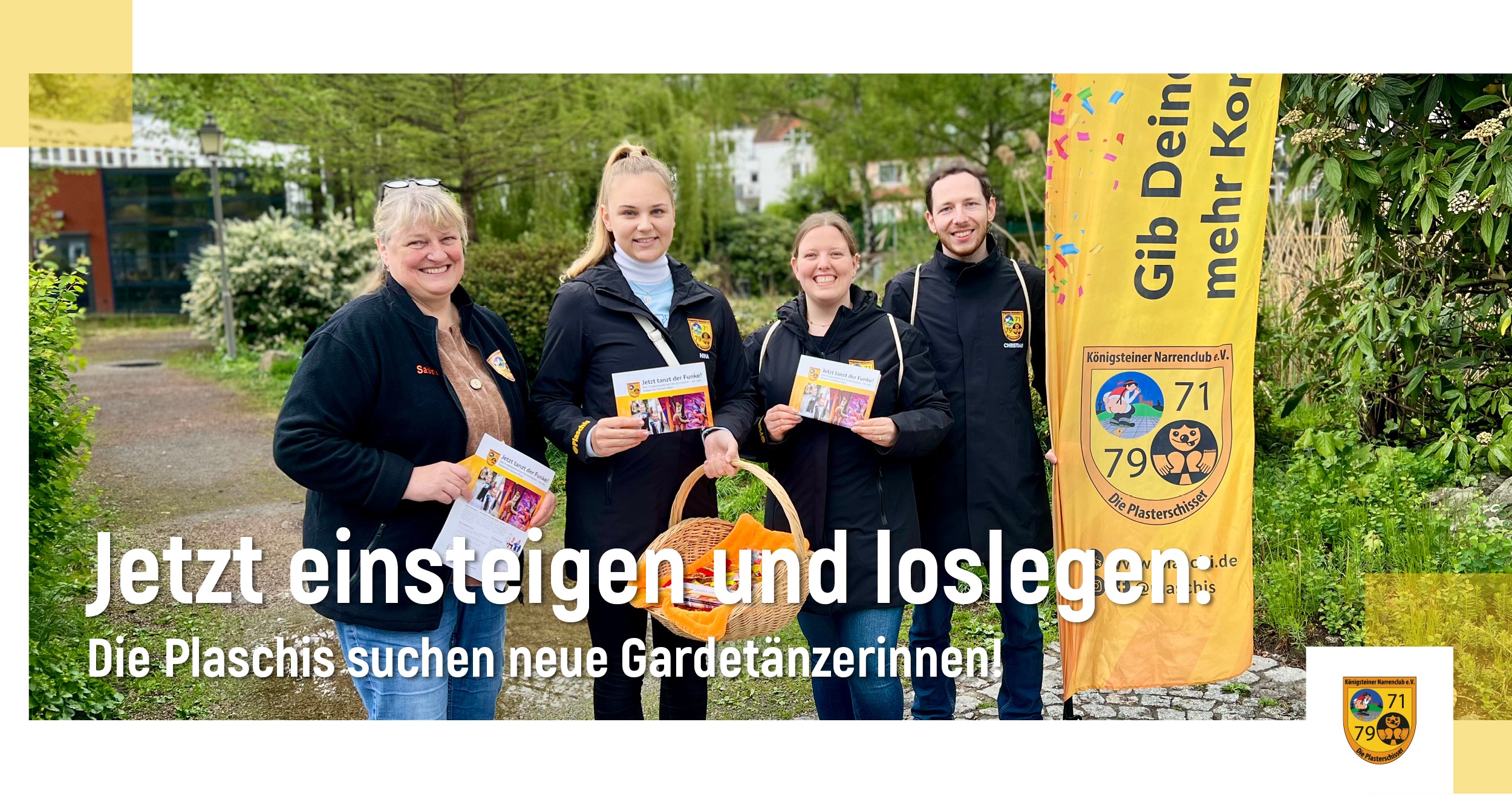 Jetzt einsteigen und loslegen: Die Plaschis suchen neue Gardetänzerinnen!