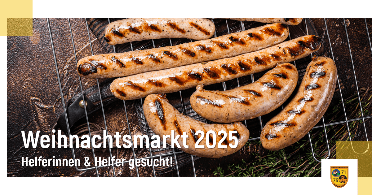 Gemeinsam für den Weihnachtsmarkt – wir zählen auf Euch!