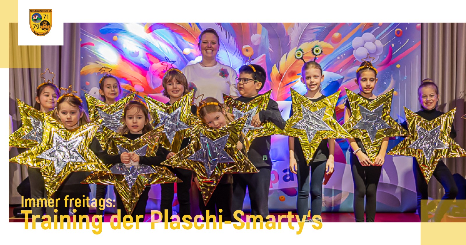 Training_Smartys_Termine_Website_2.00 Kindertanz in Königstein: Die Plaschi-Smarty’s (5–9 Jahre) trainieren jeden Montag mit Spaß, Musik und Bewegung. Jetzt kostenloses Schnuppertraining vereinbaren!