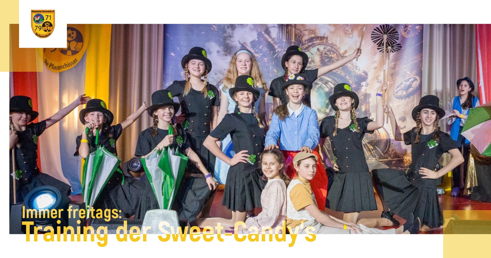 Sweet Candys Showtanzgruppe für Anfänger ab 10 Jahren! Jeden Freitag in Königstein: Spaß, Teamgeist und Tanztraining – werde Teil unserer Gemeinschaft!