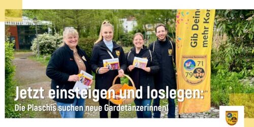 Jetzt einsteigen und loslegen: Die Plaschis suchen neue Gardetänzerinnen!
